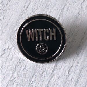 “Witch” Enamel Pin/ Brooch